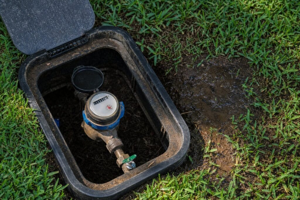 When your water meter spins with everything off